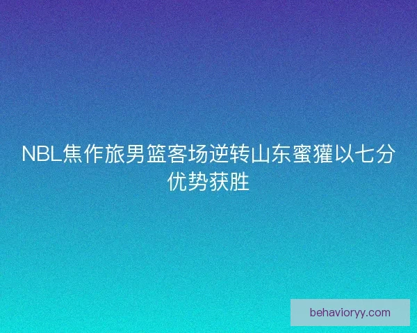 NBL焦作旅男篮客场逆转山东蜜獾以七分优势获胜